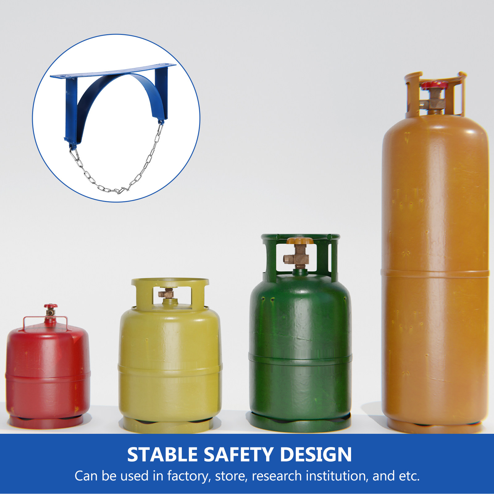 Woodworking Institute - Heavy Duty Iron Gas Cylinder Holder