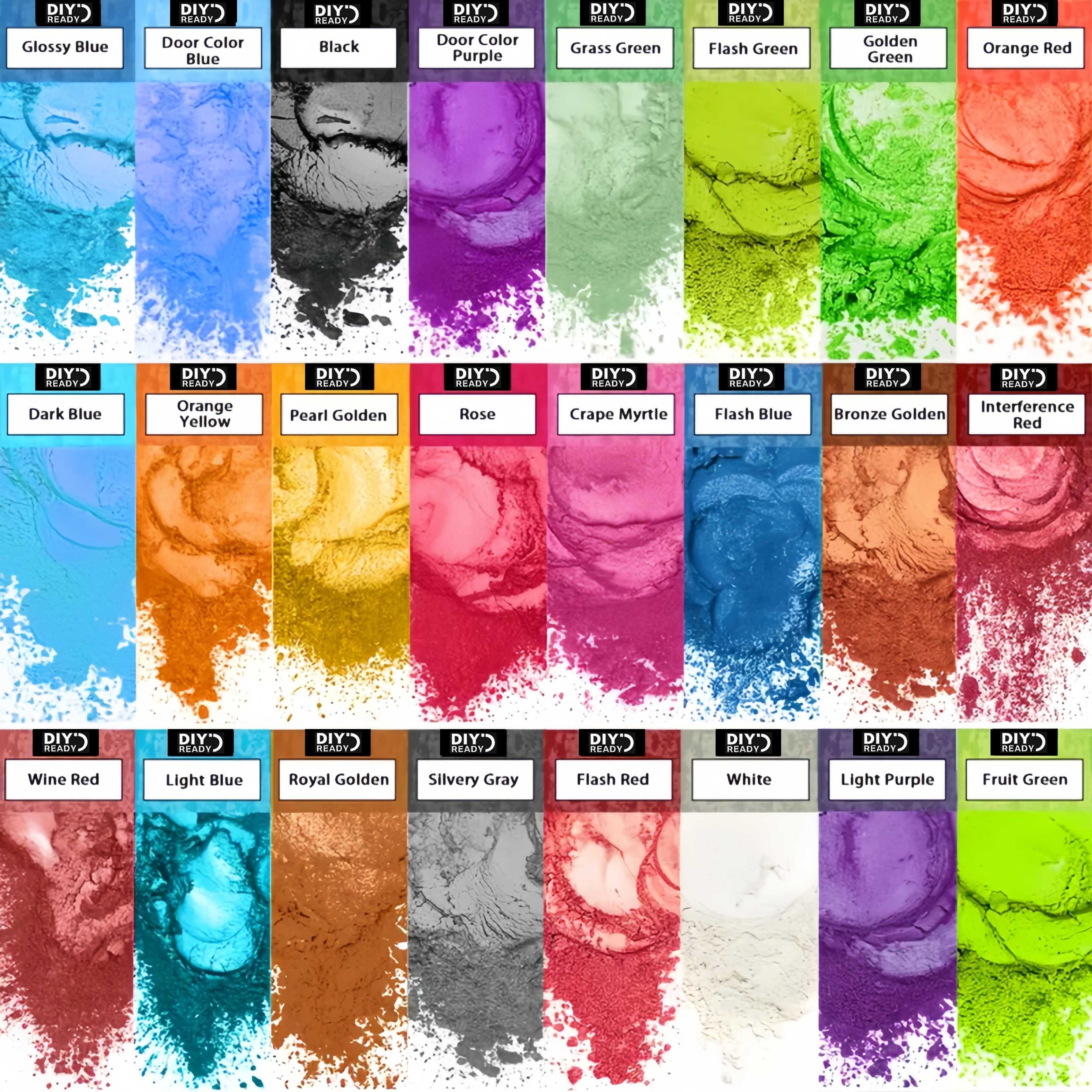 Woodworking Shop - 24 Colors/8 Colors 5g 0.18oz Pearlescent
