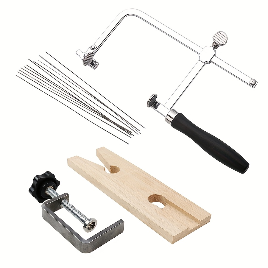 Woodworking Z Clips - Adjustable Jewelry Saw Frame with V-Groove