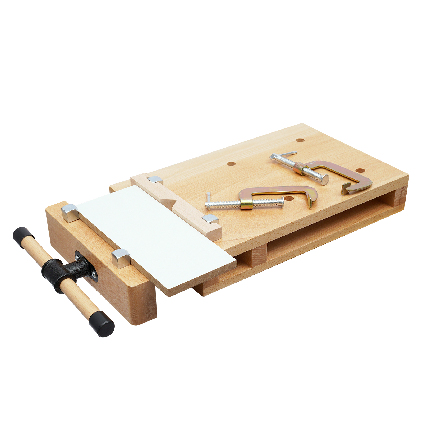 Woodworking Quick Release Vise - Beech Wood Vise Workbench, Woodworking Vise