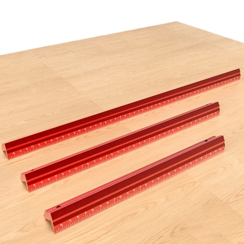 Woodworking Free Plans - V-shaped ruler aluminum alloy woodworking marking