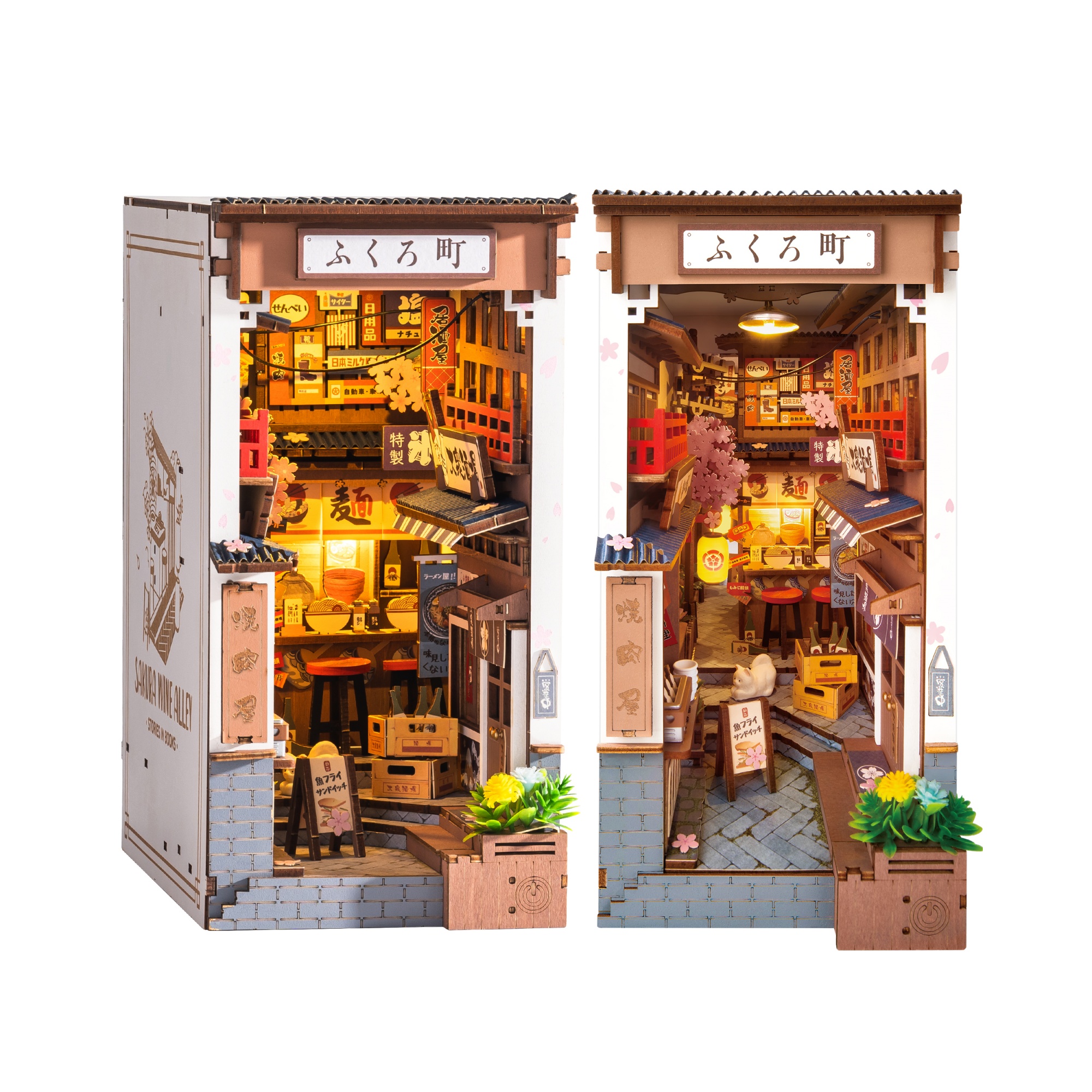 Woodworking Kits For Kids - Rolife DIY Book Nook Kit Sakura
