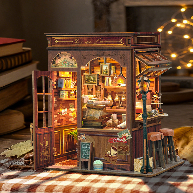 DIY Wooden Morning Mist Cafe S – Woodworking Kits For Kids recenzja i cena