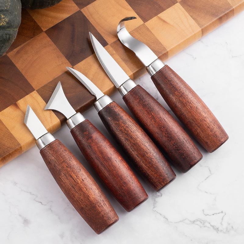 5 Pcs Wood Carving Chisel Set  – Woodworking Hand Tools recenzja i cena