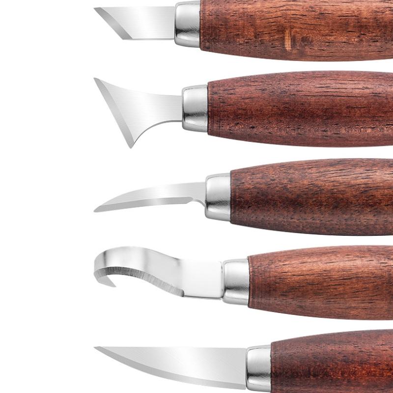 5 Pcs Wood Carving Chisel Set  – Woodworking Hand Tools recenzja i cena