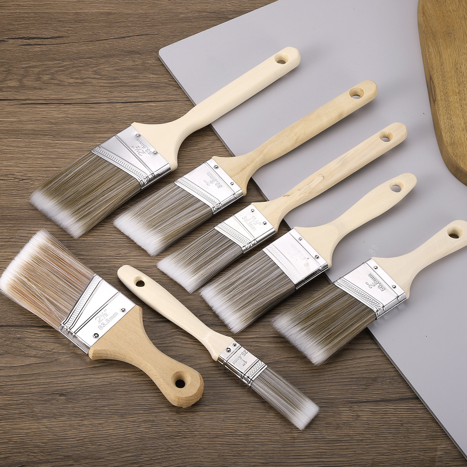 5-12Pcs Paint Brush Flat/Angle – Woodworking Oil recenzja i cena