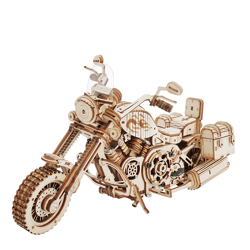 Robotime Motorcycle Puzzle 3D  – Woodworking Kits For Kids recenzja i cena