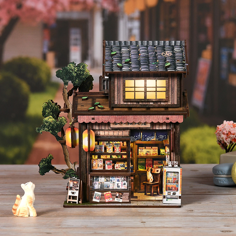 DIY Wooden Kasuga Grocery Stor – Woodworking Kits For Kids recenzja i cena