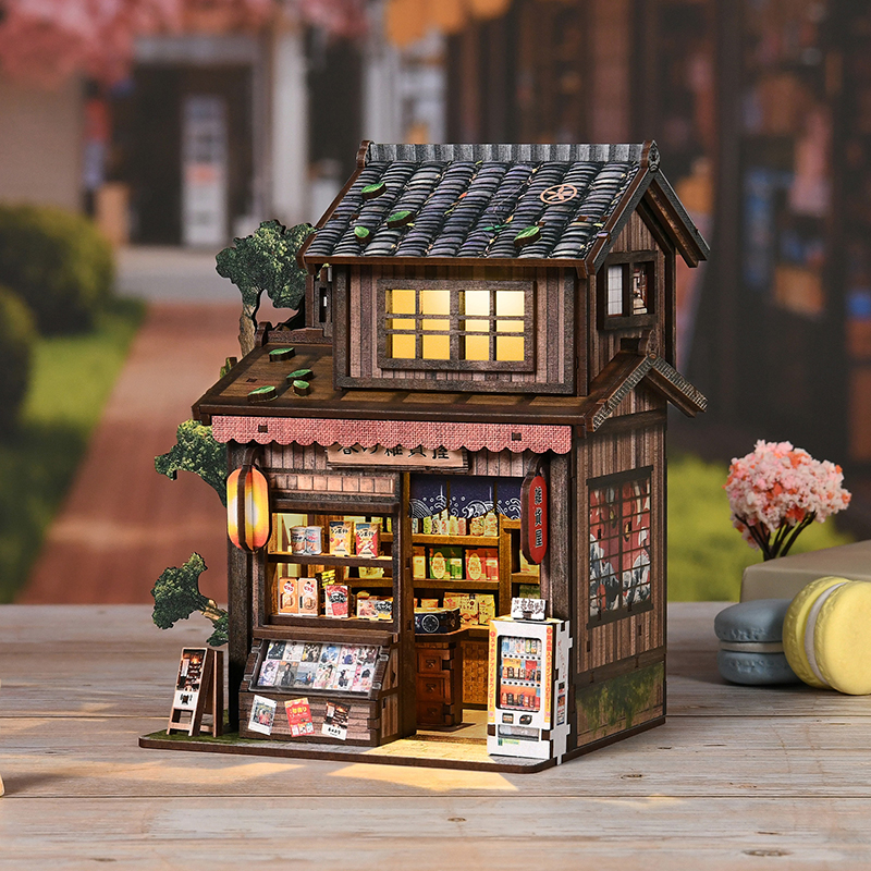 DIY Wooden Kasuga Grocery Stor – Woodworking Kits For Kids recenzja i cena