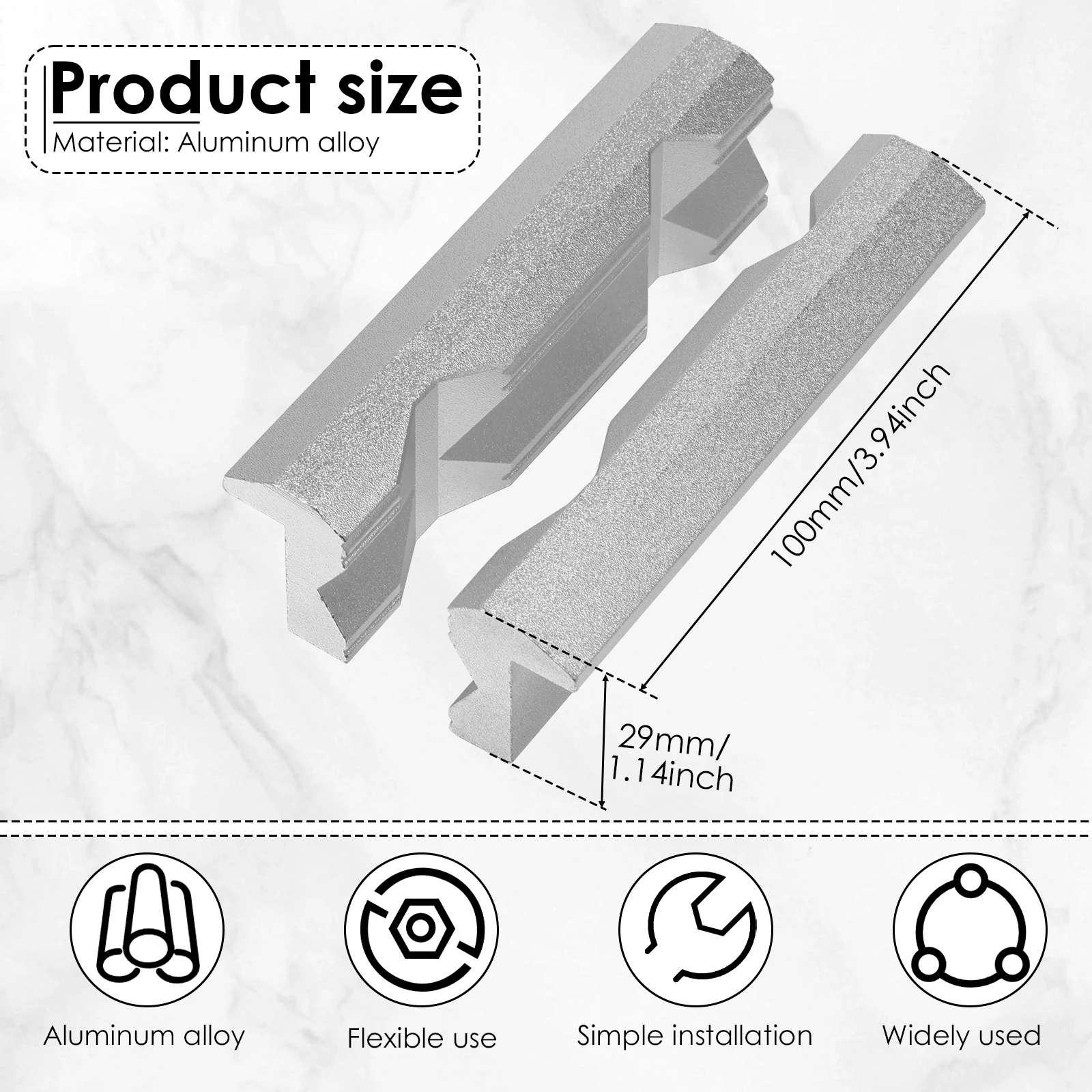 Magnetic Vise Jaws 4/5/6inch V – Woodworking Vise Types recenzja i cena