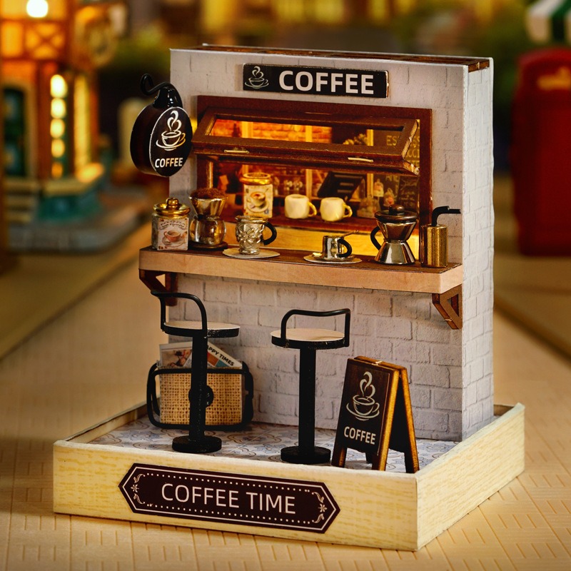 Mini Dollhouse Kit Sakura Stre – Woodworking Kits For Kids recenzja i cena