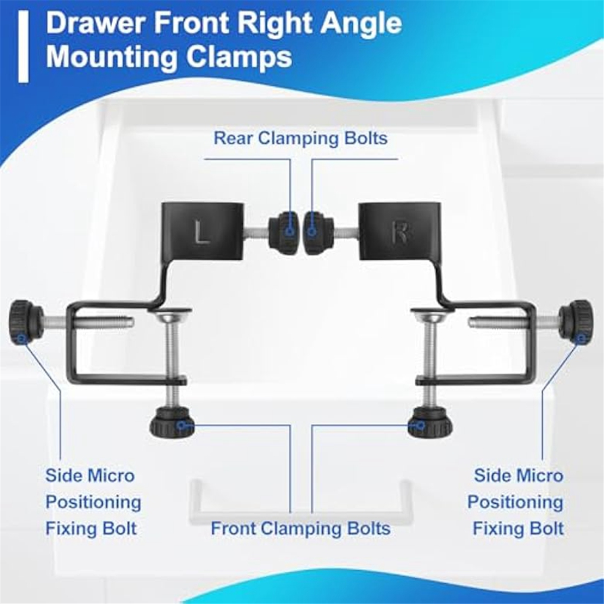 A002 2Pcs Drawer Front Mountin – Woodworking Hardware recenzja i cena