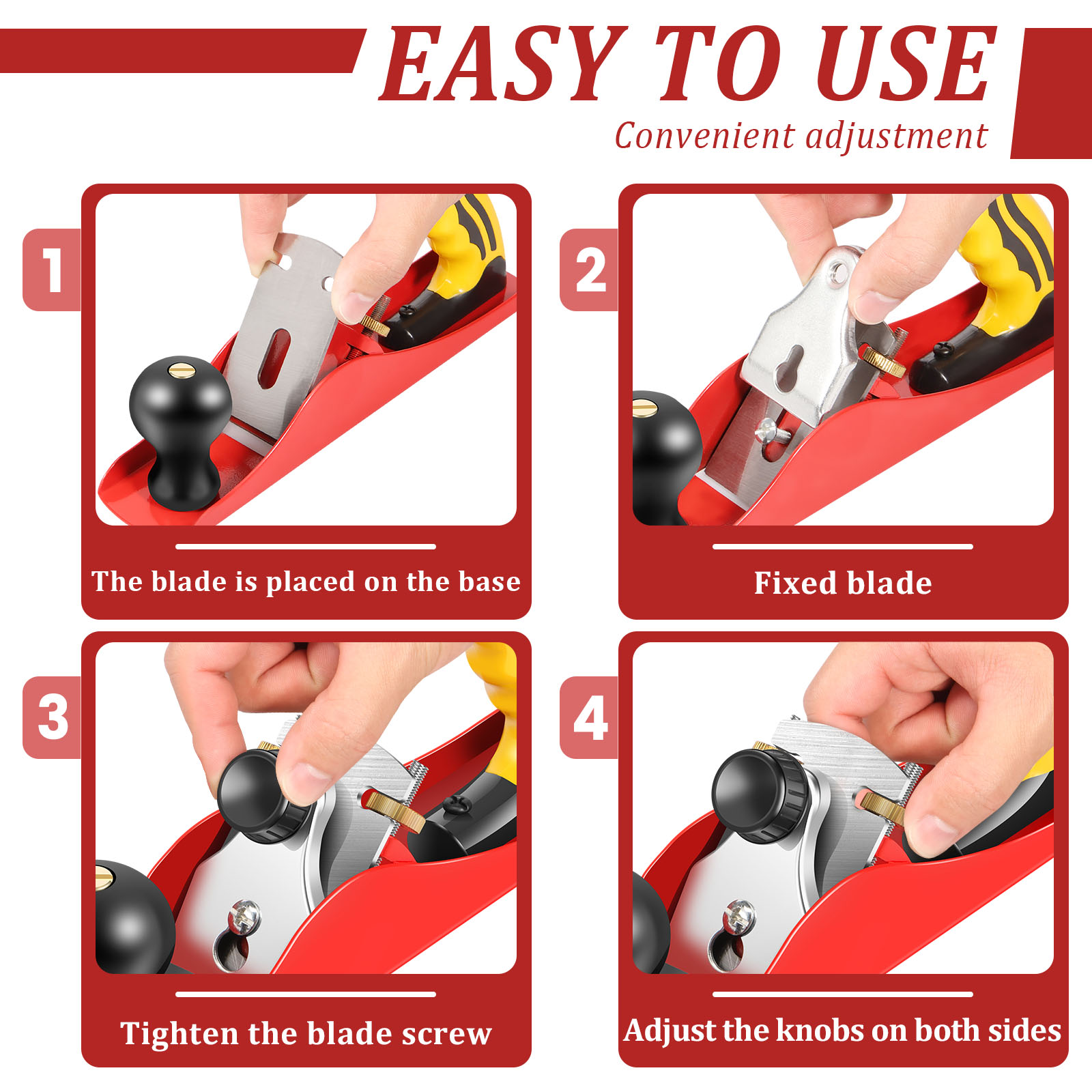 Wood Hand Planer Set Hand Tool – Woodworking Shop recenzja i cena