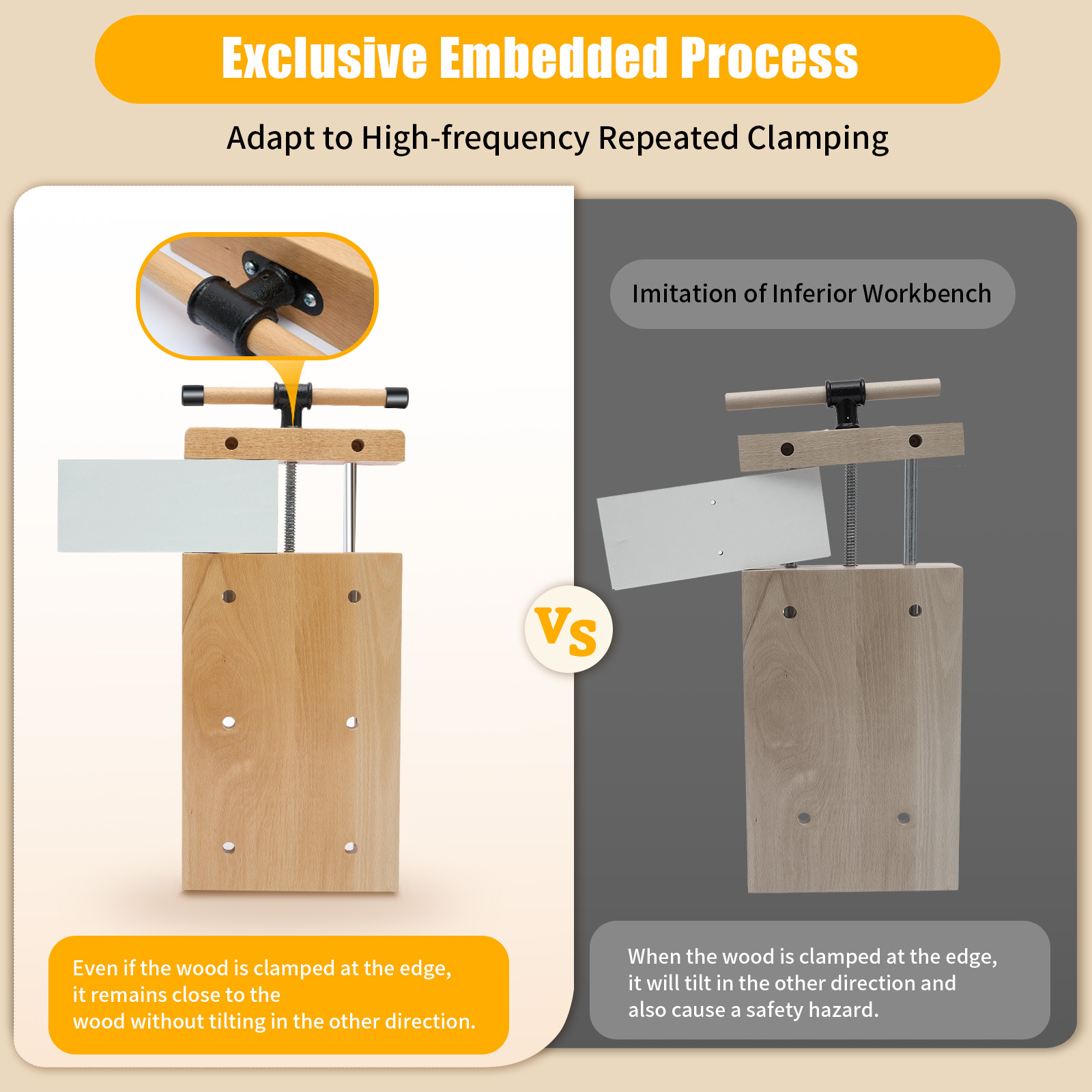 Wood Vise Workbench Solid Beec – Woodworking Vise Types recenzja i cena