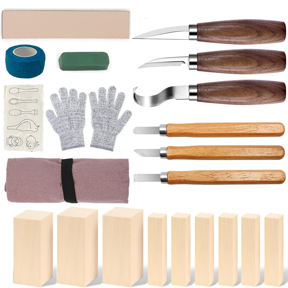 Carving Knife Gift Box Set 21- – Woodworking Gifts recenzja i cena