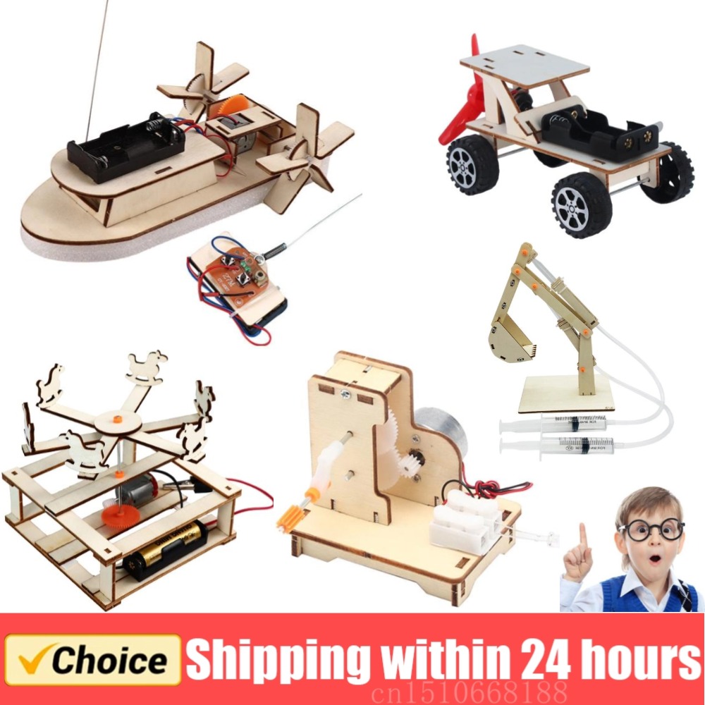 DIY Boat Model Science Toys Ki – Woodworking Kits For Kids recenzja i cena