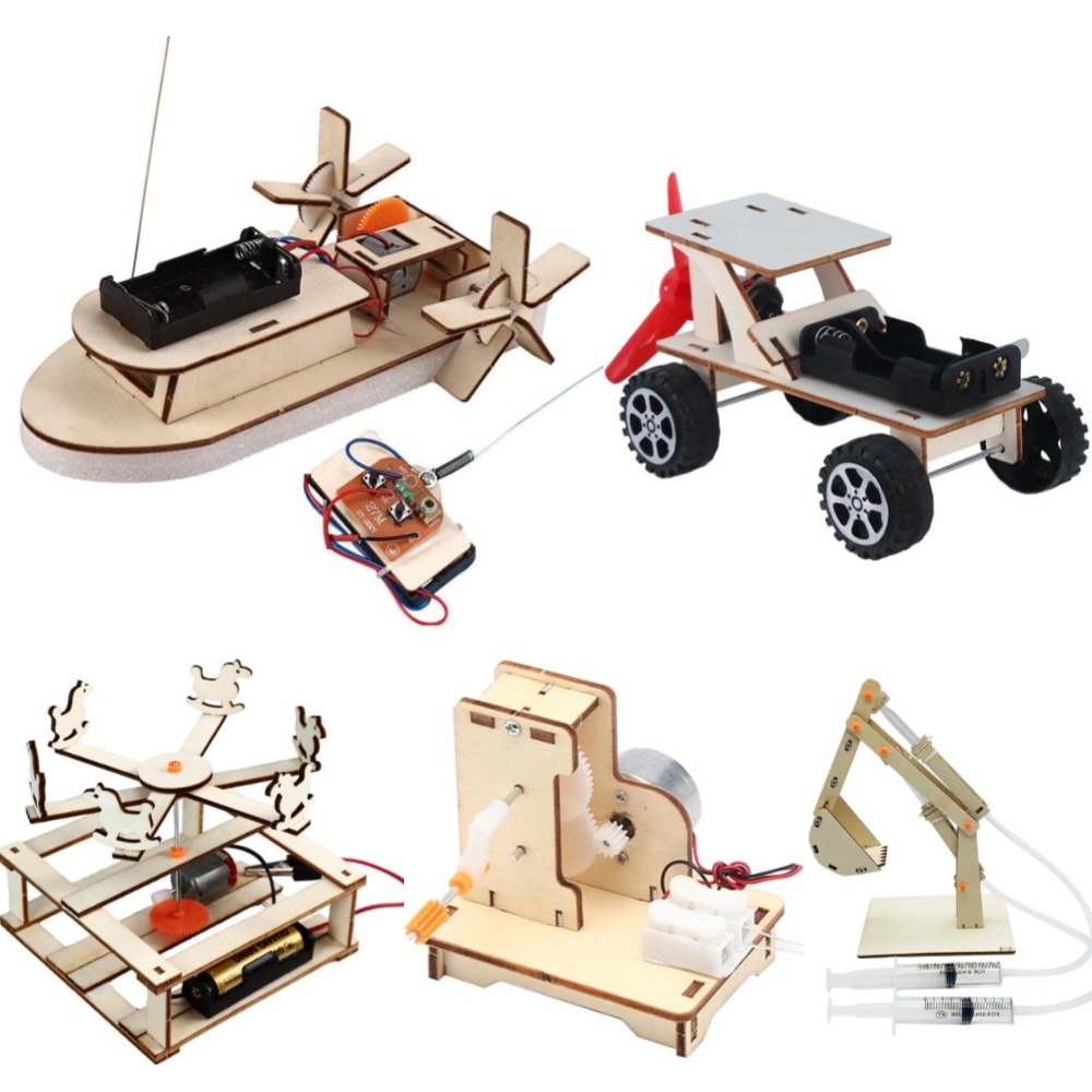 DIY Boat Model Science Toys Ki – Woodworking Kits For Kids recenzja i cena