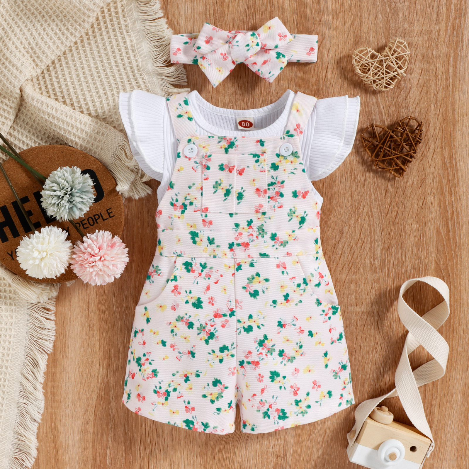 Girls' Sisters' Summer New Cot – Woodworking Overalls recenzja i cena