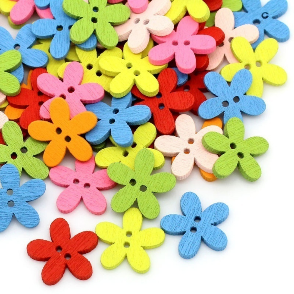 100 Pcs 2-hole Mixed Flower Wo – Woodworking Z Clips recenzja i cena