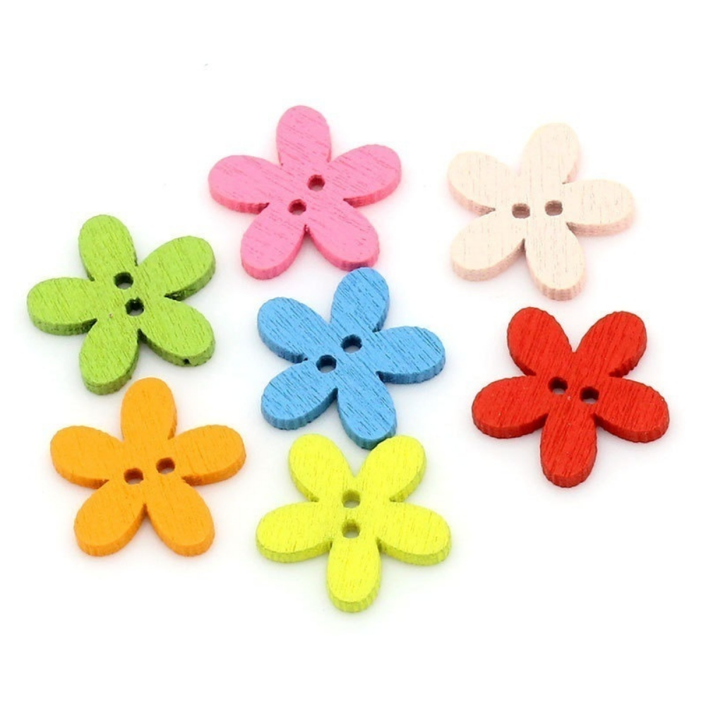 100 Pcs 2-hole Mixed Flower Wo – Woodworking Z Clips recenzja i cena