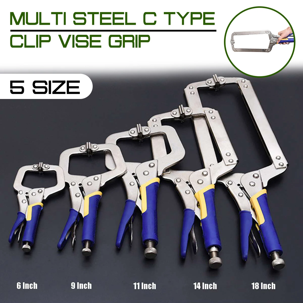 6/9/11/14/18 Inch C Type Multi – Woodworking Vise Types recenzja i cena