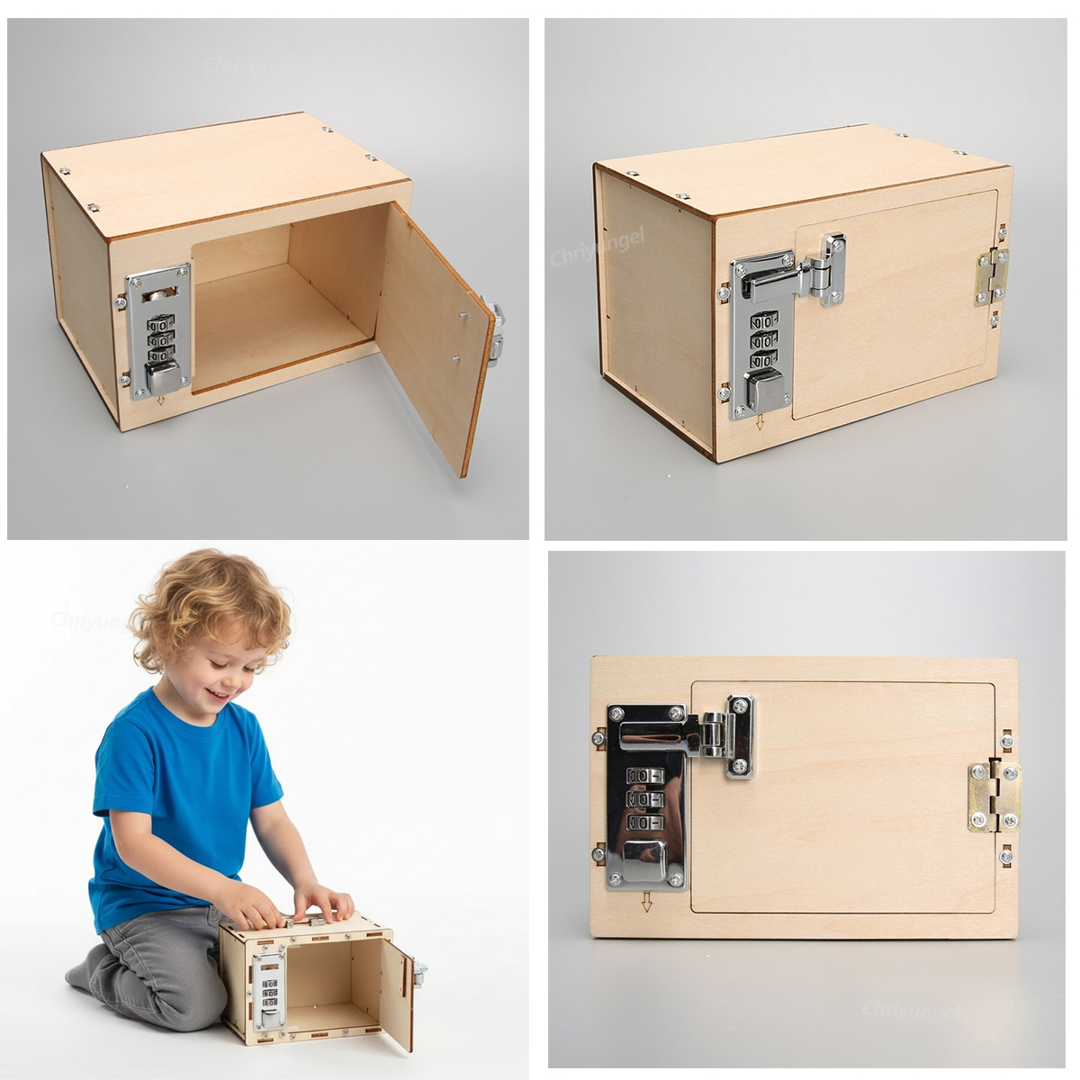 DIY Wooden Mechanical Password – Woodworking Kits For Kids recenzja i cena