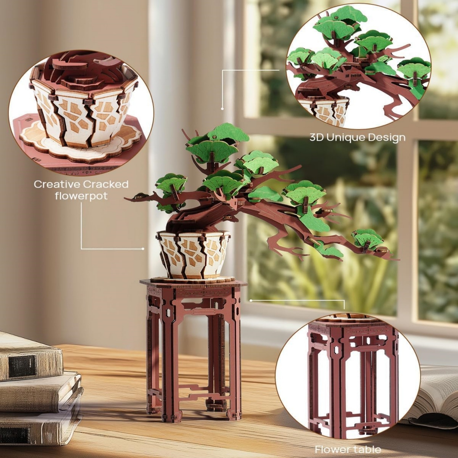 Rolife DIY Wooden 3D Puzzle Ev – Woodworking Kits For Kids recenzja i cena