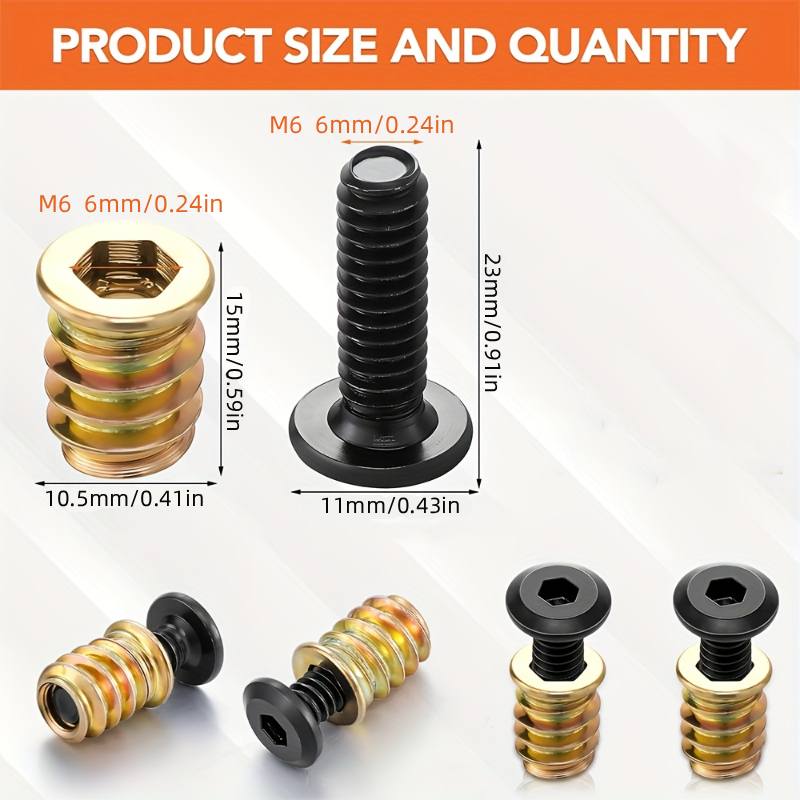 10PCS Nut Threaded Inserts Com – Woodworking Shop recenzja i cena