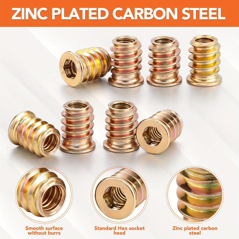 10PCS Nut Threaded Inserts Com – Woodworking Shop recenzja i cena