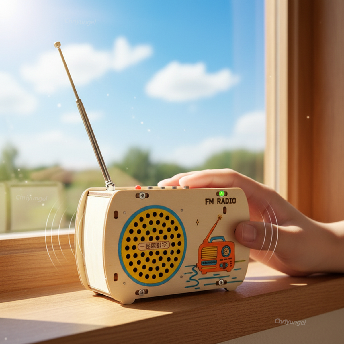 DIY Wooden Radio Kit Retro FM  – Woodworking Kits For Kids recenzja i cena