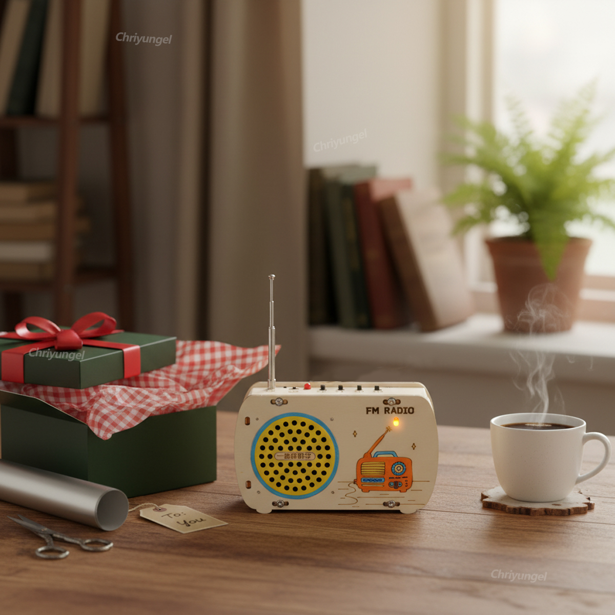 DIY Wooden Radio Kit Retro FM  – Woodworking Kits For Kids recenzja i cena