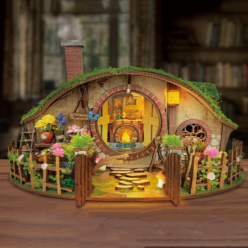 Wooden DIY Magic Ring Dollhous – Woodworking Kits For Kids recenzja i cena