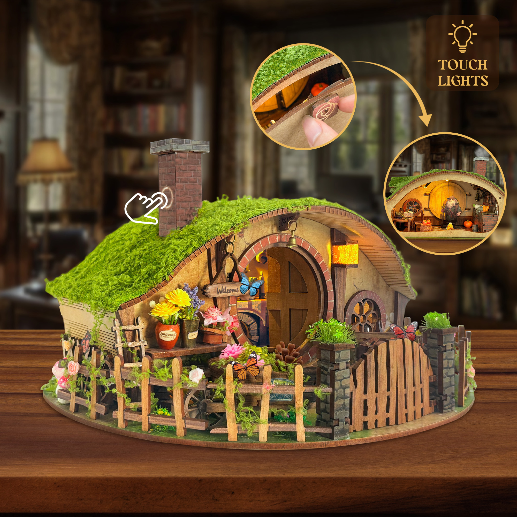 Wooden DIY Magic Ring Dollhous – Woodworking Kits For Kids recenzja i cena