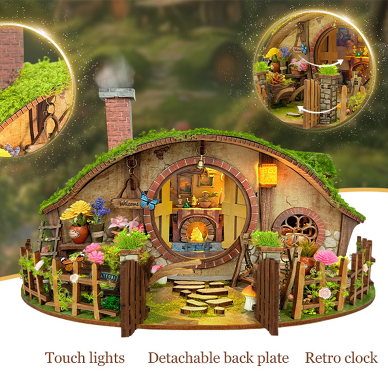 Wooden DIY Magic Ring Dollhous – Woodworking Kits For Kids recenzja i cena
