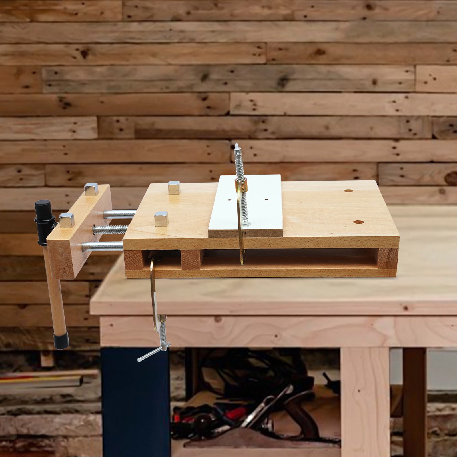 CNCEST Hard Wood Workbench, De – Woodworking Vise Types recenzja i cena