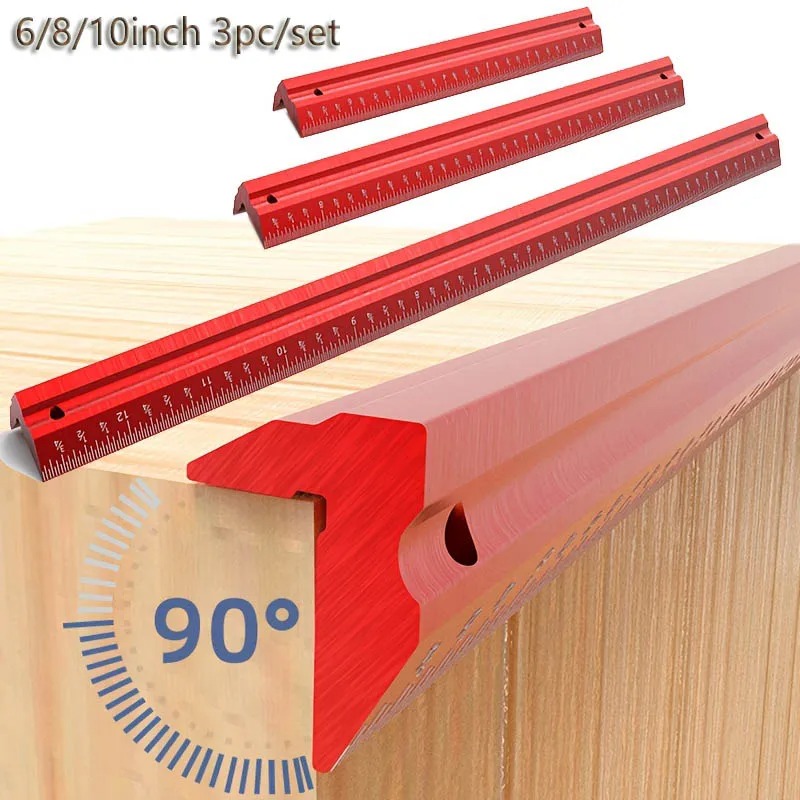 V-shaped ruler aluminum alloy  – Woodworking Free Plans recenzja i cena