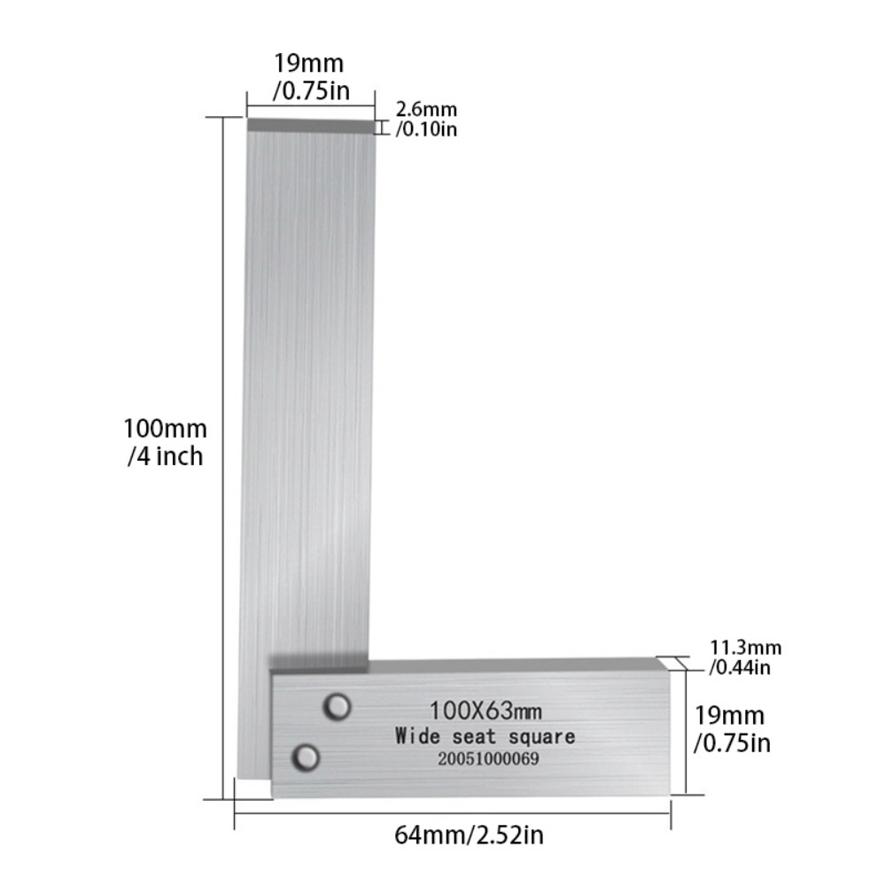 4-inch 90-degree angle ruler,  – Woodworking Hardware recenzja i cena