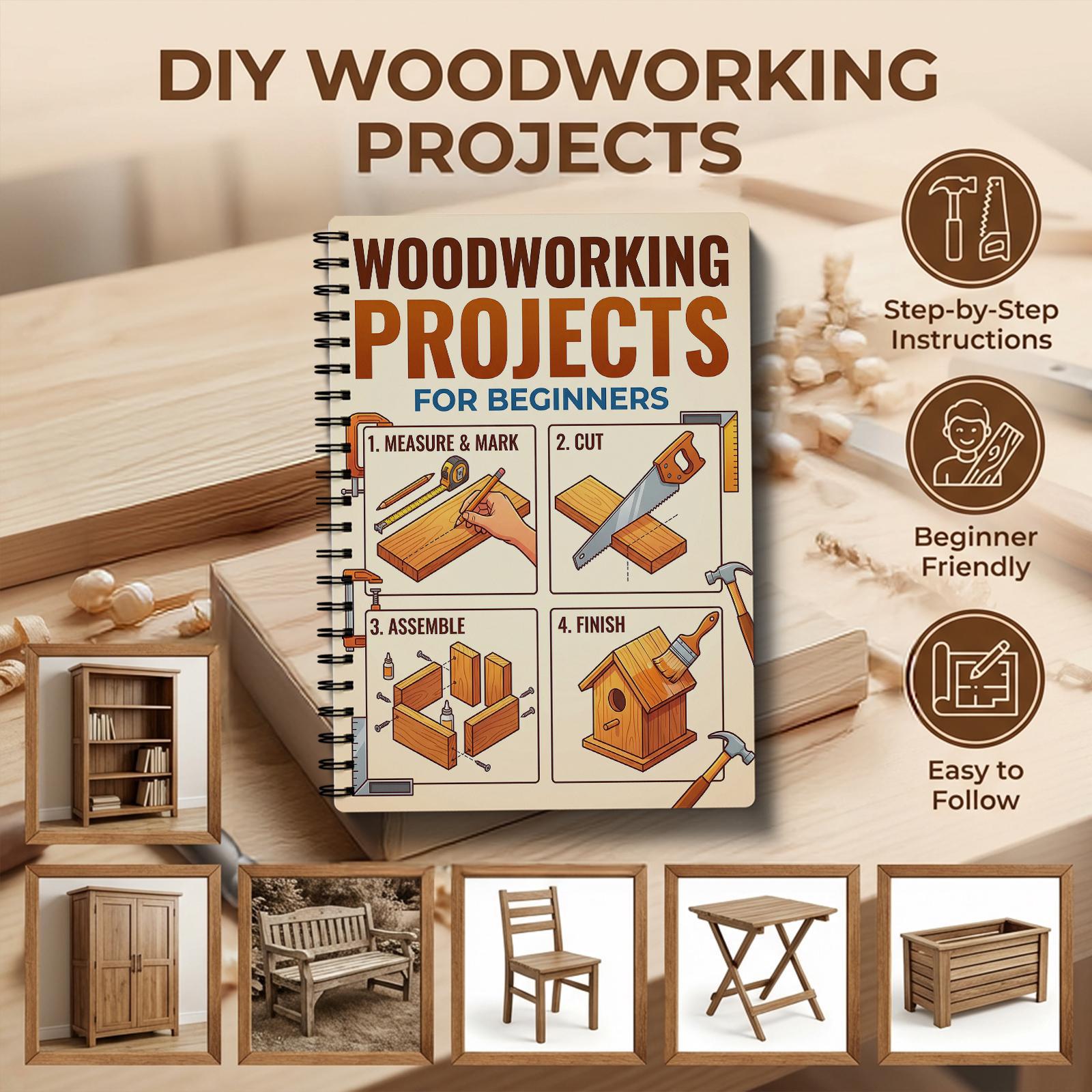 Woodworking Book for Beginners – Woodworking Basic Tools recenzja i cena