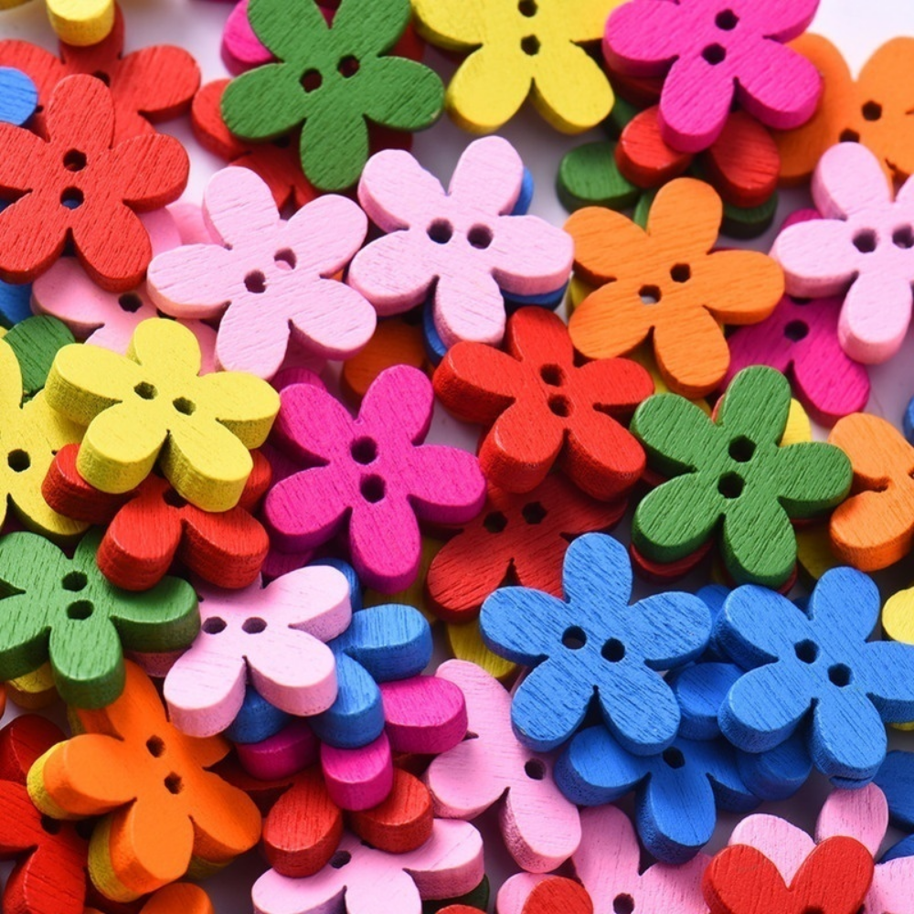 100 Pcs 2-hole Mixed Flower Wo – Woodworking Z Clips recenzja i cena