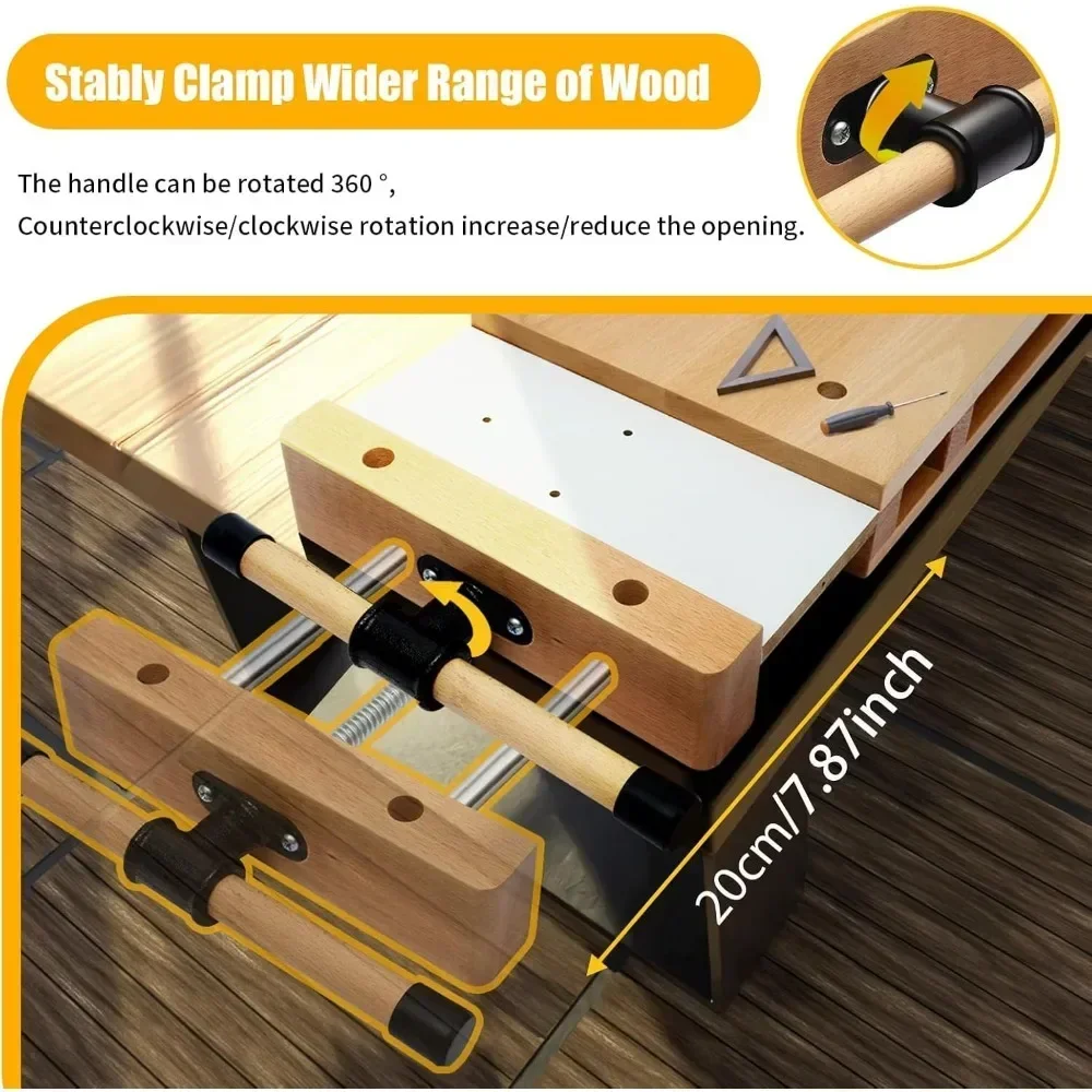 Hard Wood Workbench Desktop, Q – Woodworking Quick Release Vise recenzja i cena