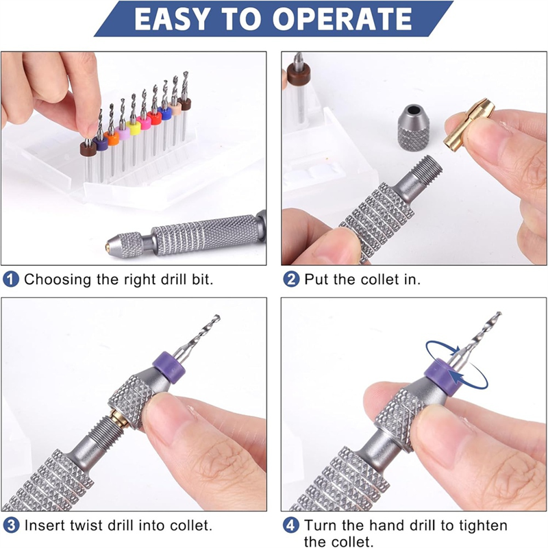 NOCM Hand Drill Bits Set - 10P – Woodworking Vise Types recenzja i cena